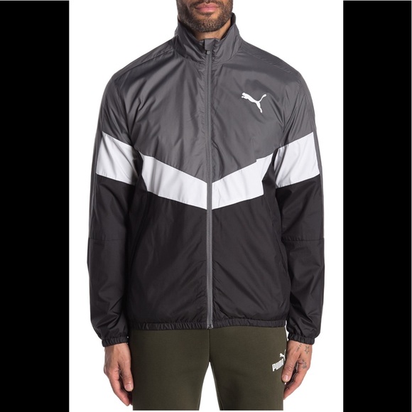 NWT Men’s Puma Colorblock Windbreaker Jacket - Picture 3 of 8